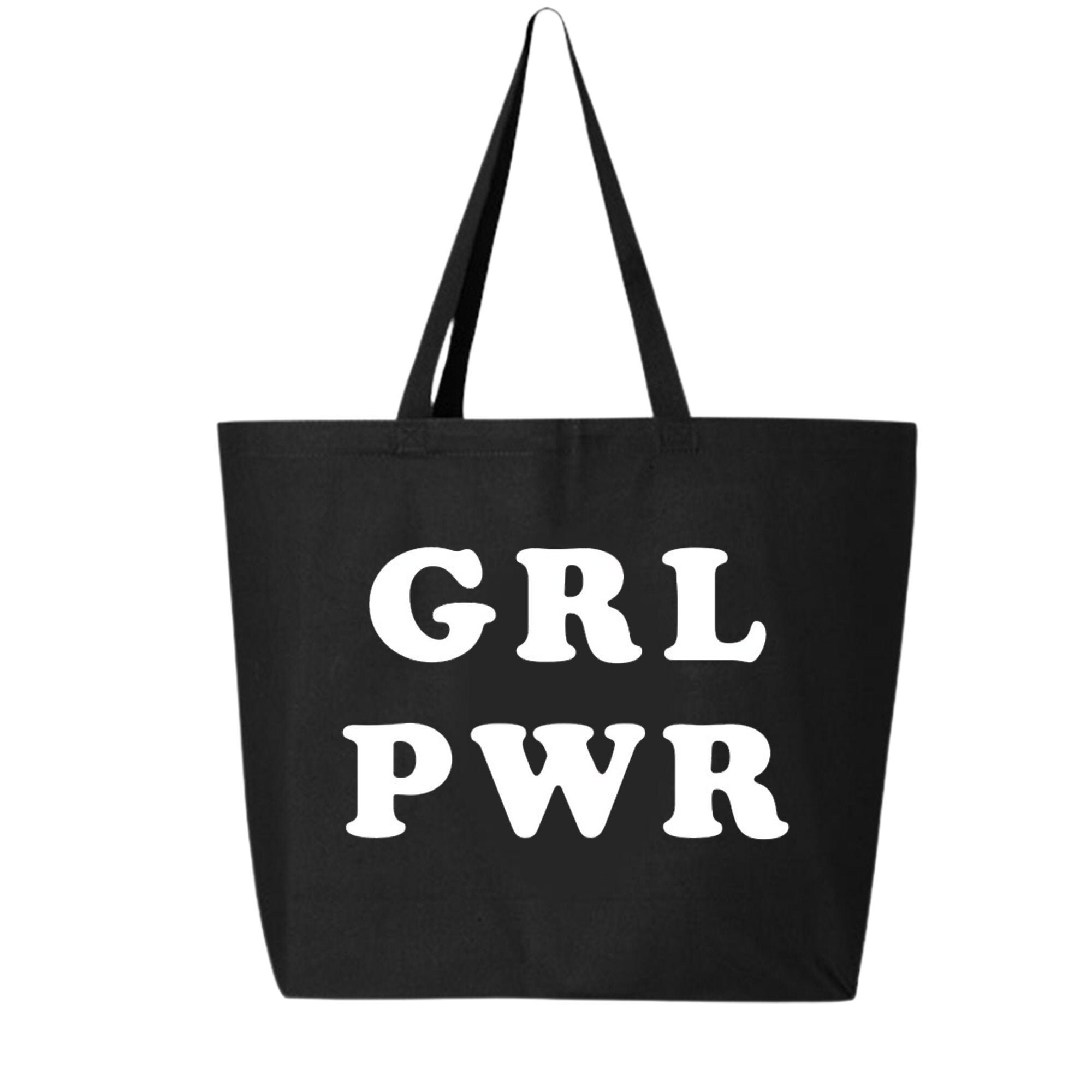 Girl Power Tote Bag Girl power accessories Summer tote bag Etsy