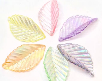 35mm transparent acrylic leaves 30pcs