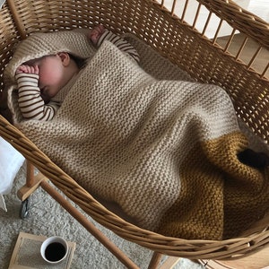 Strickanleitung DREAM BIG Babydecke Bild 1