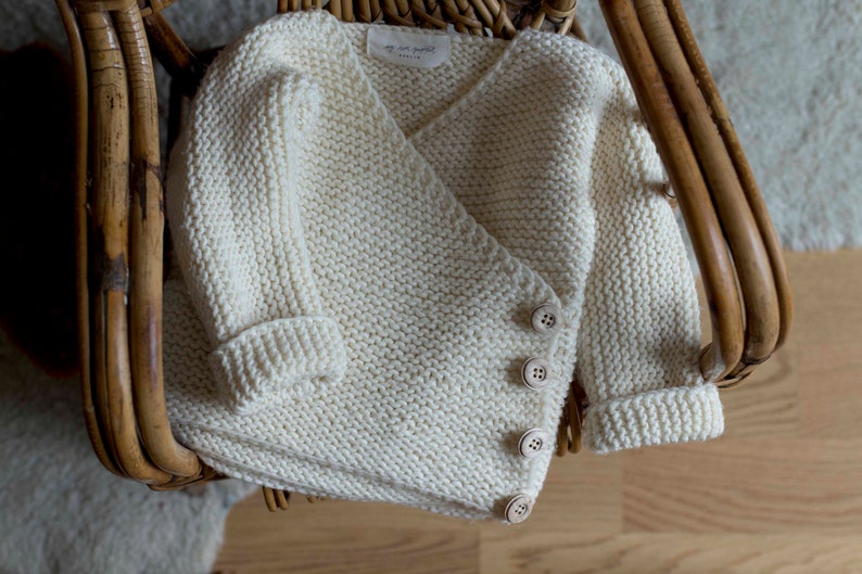 Instructions tricot veste portefeuille MAIAH, en anglais image 1