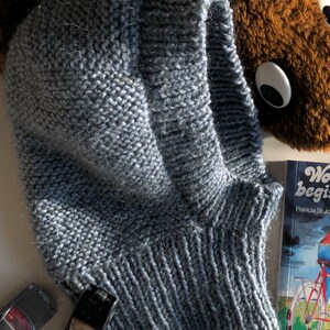 Knitting Pattern Balaclava MAIAH imagem 8