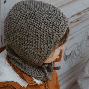 Knitting Pattern Bonnet MAIAH image 1