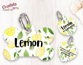 lemon dog tag