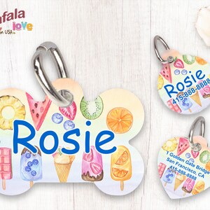 Personalized Pet Tag, Pet ID Tag, Custom Pet tag, Custom Print Tag, Louie, Dog Tag, Cat Tag, Unique Tag