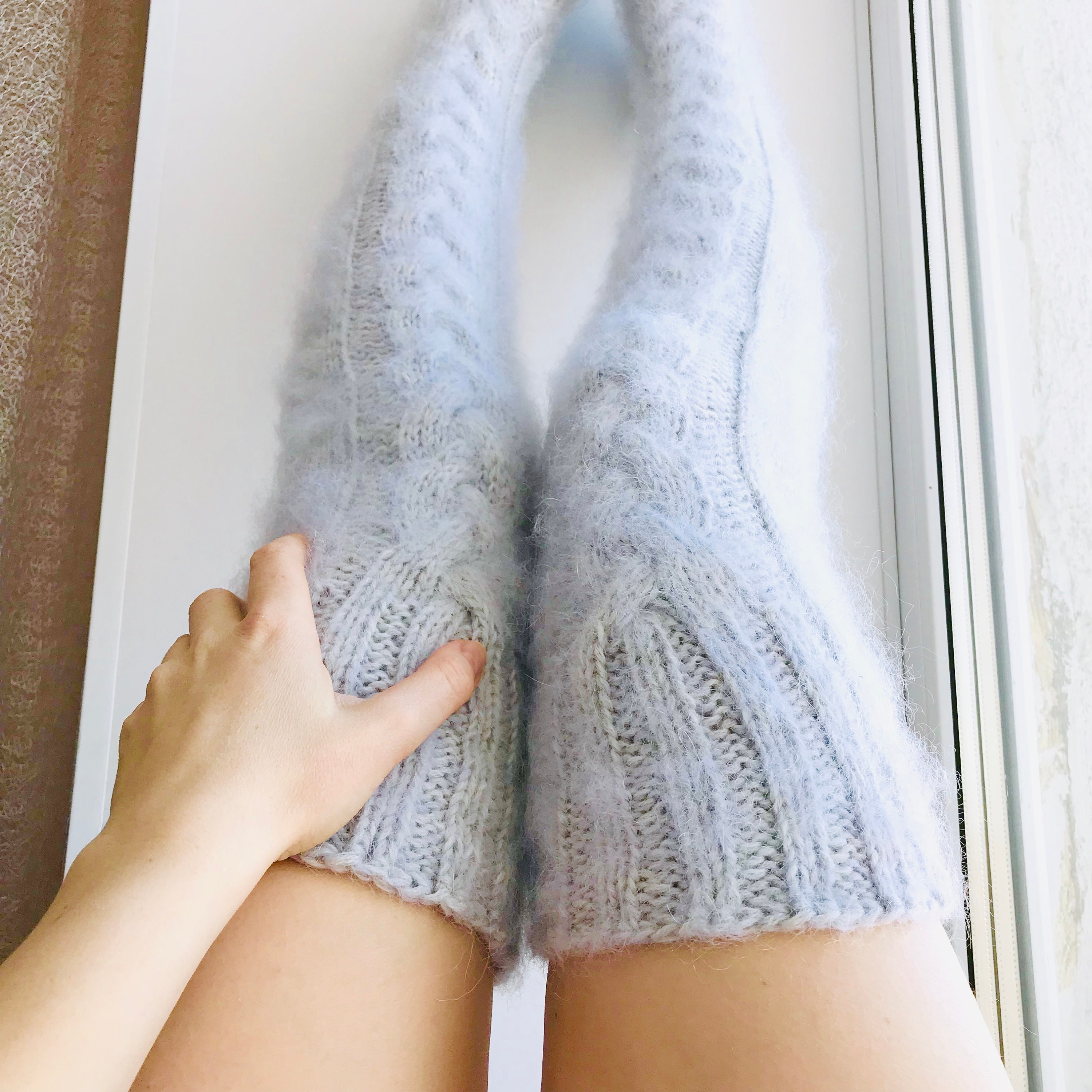 Thigh high socks Sexy stockings Boot cuffs Boot socks Etsy