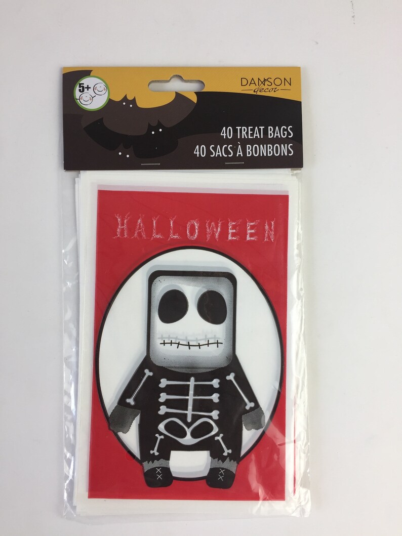 4 kind Halloween 160pcs Treat Bags Biscuit Candy Cookies Packing Bag Snack Pouch Wrappers Kids Party Supplies