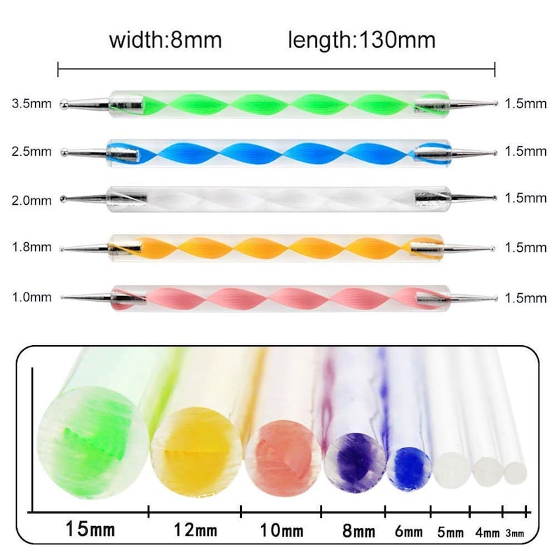 36 Pieces Mandala Dotting Tools for Rocks Different Size Etsy Canada