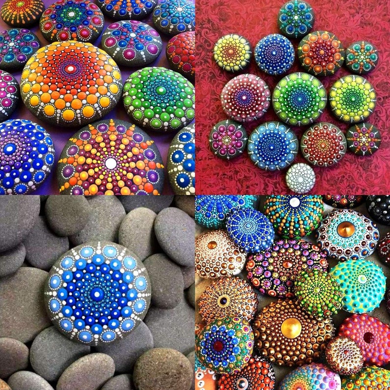 36 Pieces Mandala Dotting Tools for Rocks Different Size Etsy Canada