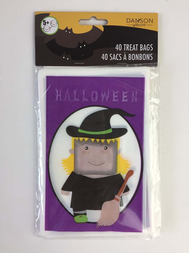 4 kind Halloween 160pcs Treat Bags Biscuit Candy Cookies Packing Bag Snack Pouch Wrappers Kids Party Supplies