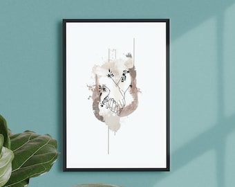 Holding Hands Print For the Bedroom, Wall Print, Bedroom Decor,  Anniversary Gift for your wife, Christmas Gift For your Wife, Husband Gift