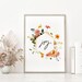Hand Lettered Joy Print With Florals, Gift for Friends, Floral Print ...