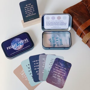 Schrift cadeau voor mannen, bijbel vers kaarten, kous vulstoffen voor mannen, verklaring kaarten, geschenken voor christelijke mannen, christelijke geschenken, mannelijke geschenk