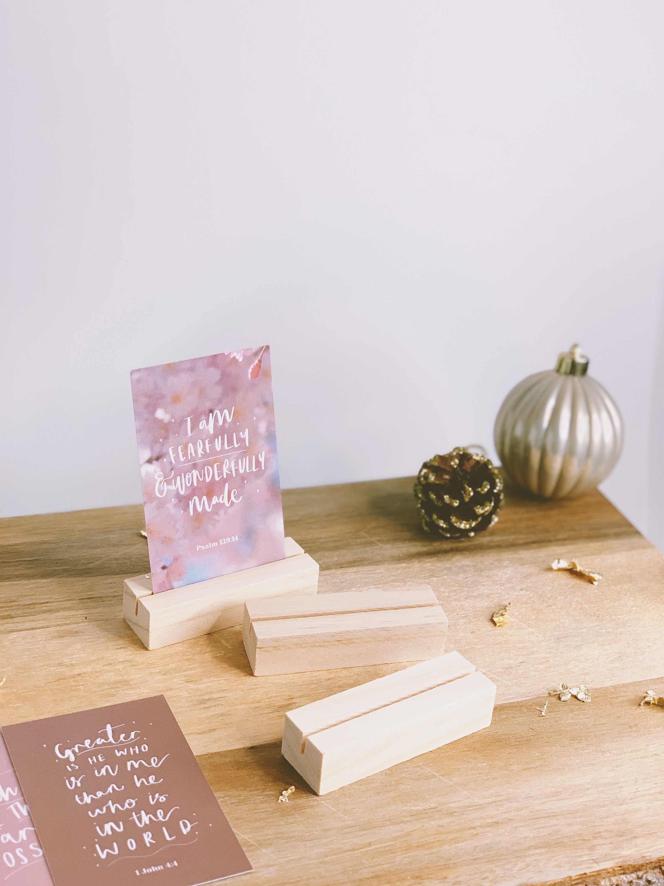 Scripture Affirmation Cards, Pocket Truths, 15 Scripture Based Declaration Cards, Gifts for Christian Women, Positive Affirmation cards