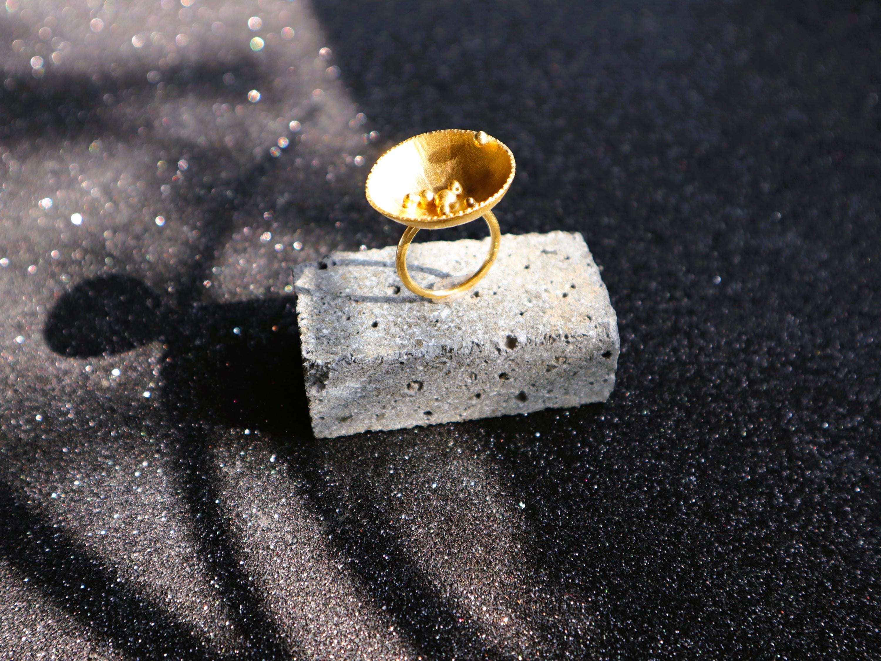 Anello In Argento Massiccio 925 Ampio Anello In Argento Ampio - Foto 4