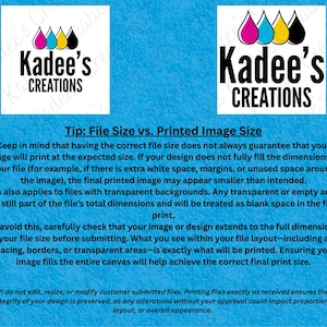 CUSTOM SUBLIMATION PRINTS, Sublimation Transfers, Print On Demand, No Minimum image 3