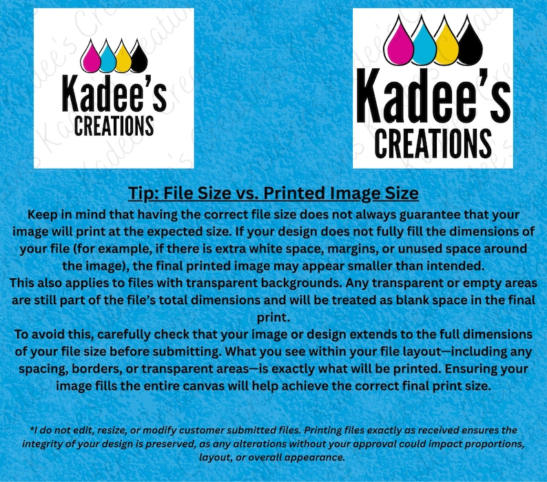 CUSTOM SUBLIMATION PRINTS, Sublimation Transfers, Print On Demand, No Minimum image 3