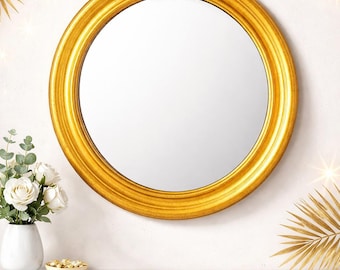 BVLGARI Vintage Vanity Mirror, BULGARI Gold Tone Circular Compact