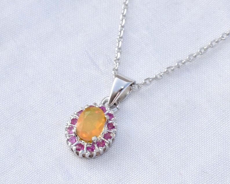 Silver Necklace Genuine Citrine Necklace Dainty November Birthstone Handmade Jewelry Necklaces for Women Citrine Pendant Gold Citrine