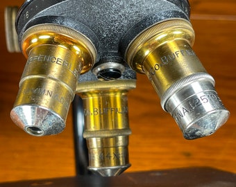 Early Spencer No. 44 Microscope