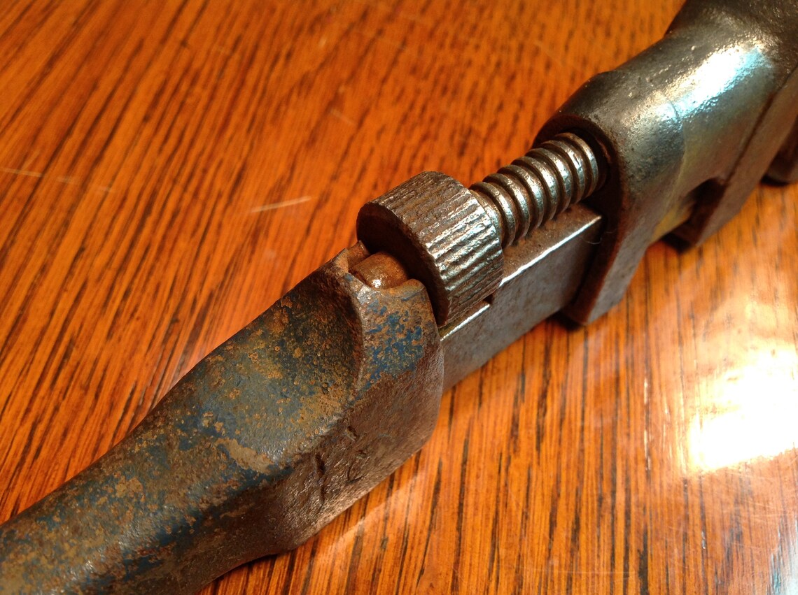 Girard Adjustable Wrench Railroad Rough Etsy