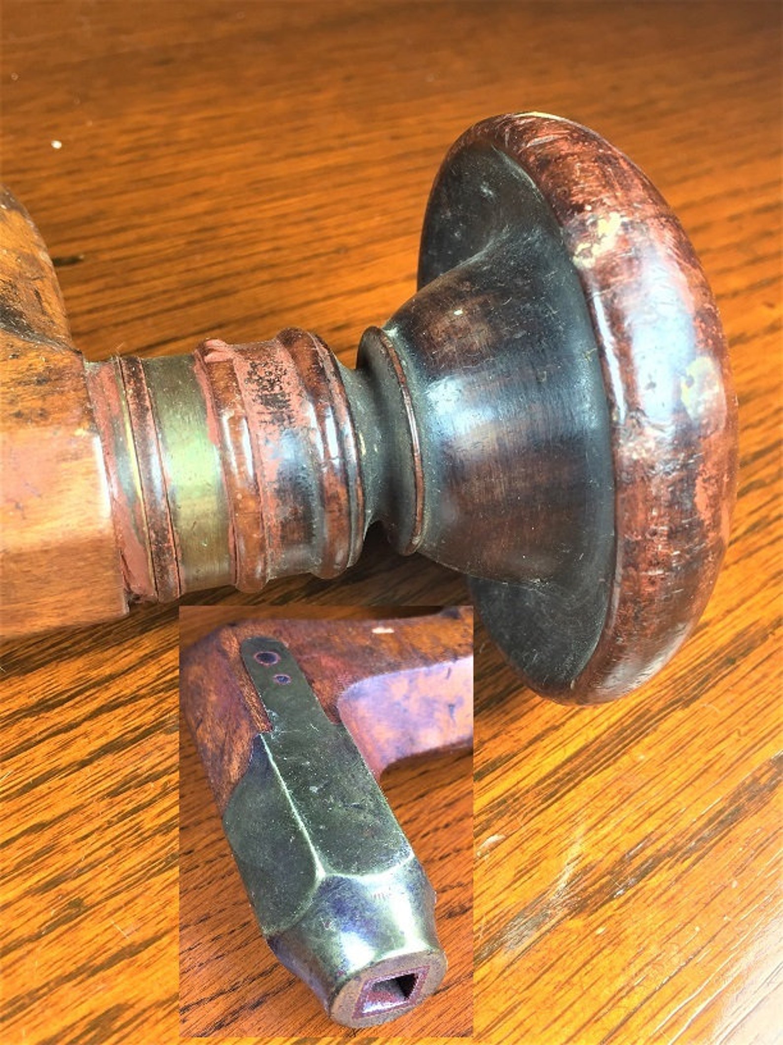 Antique Henry Brown Bit Brace Drill Carpentry Tool Wood Brass Etsy