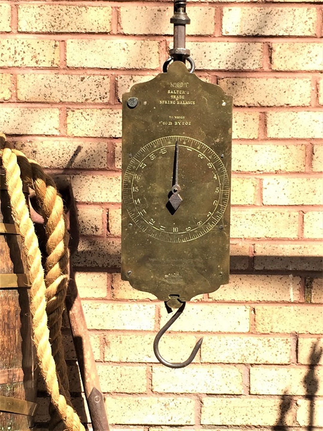 Salters Antique Scale No 60T 60 Lbs. Trade Spring Balance Scale. Etsy
