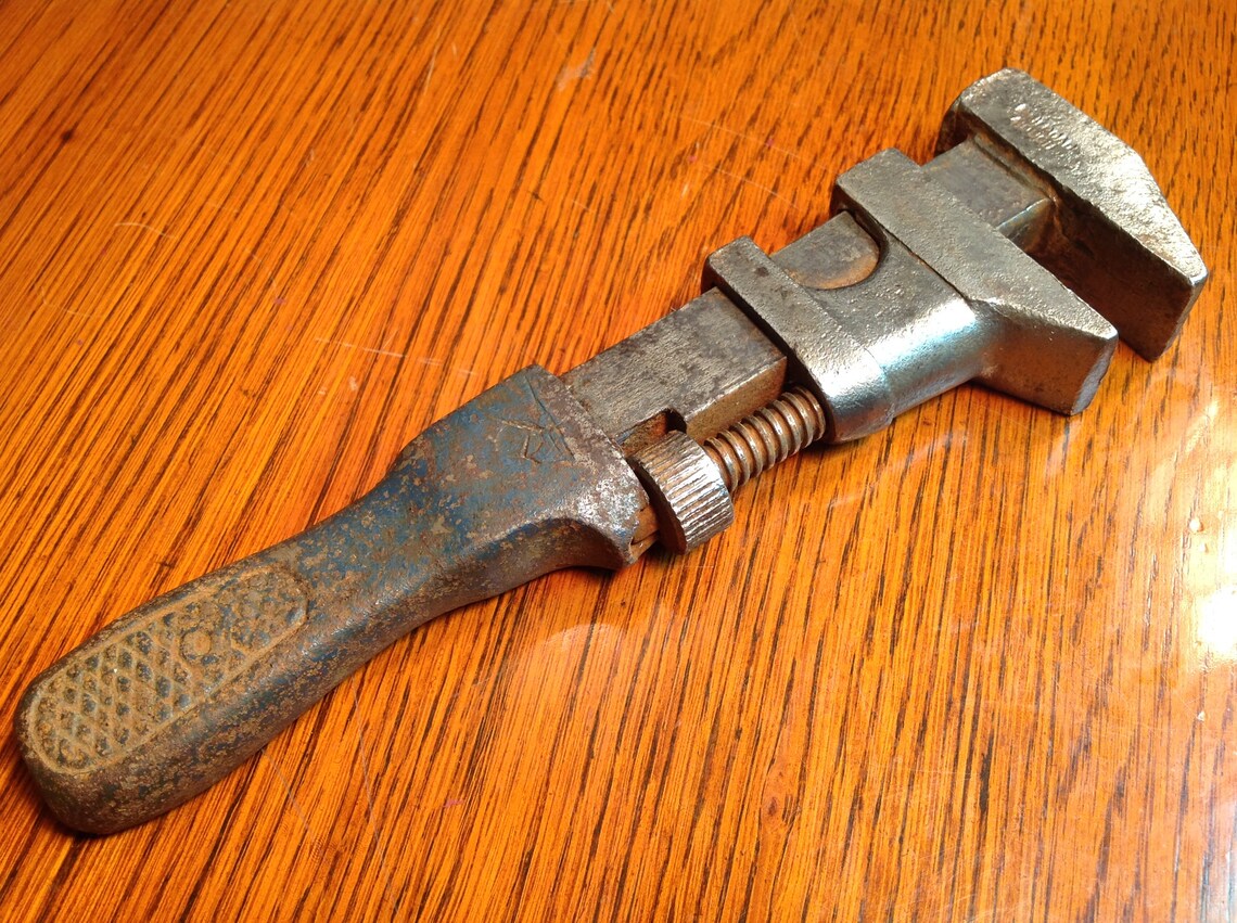 Girard Adjustable Wrench Railroad Rough Etsy