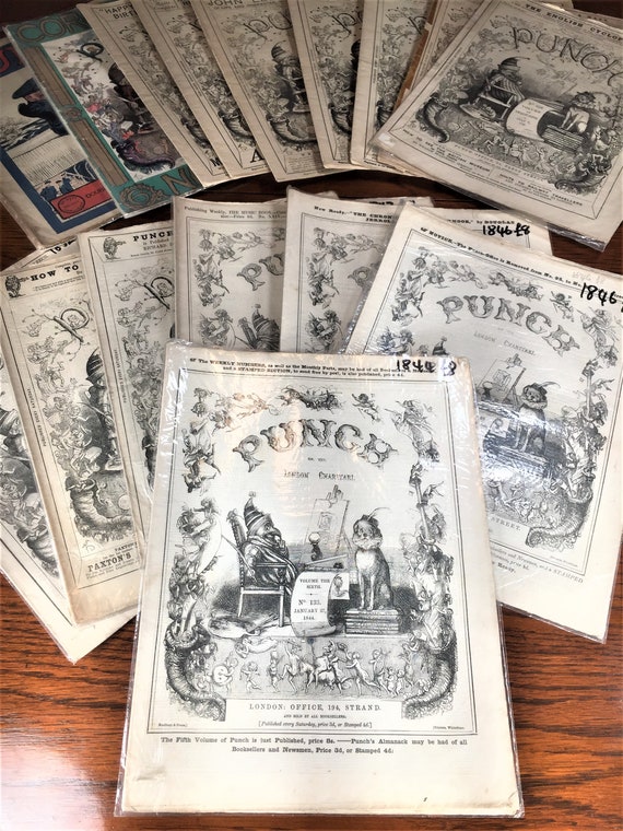 Punch Magazine Bundle (16) 1844 to 1917 - Etsy