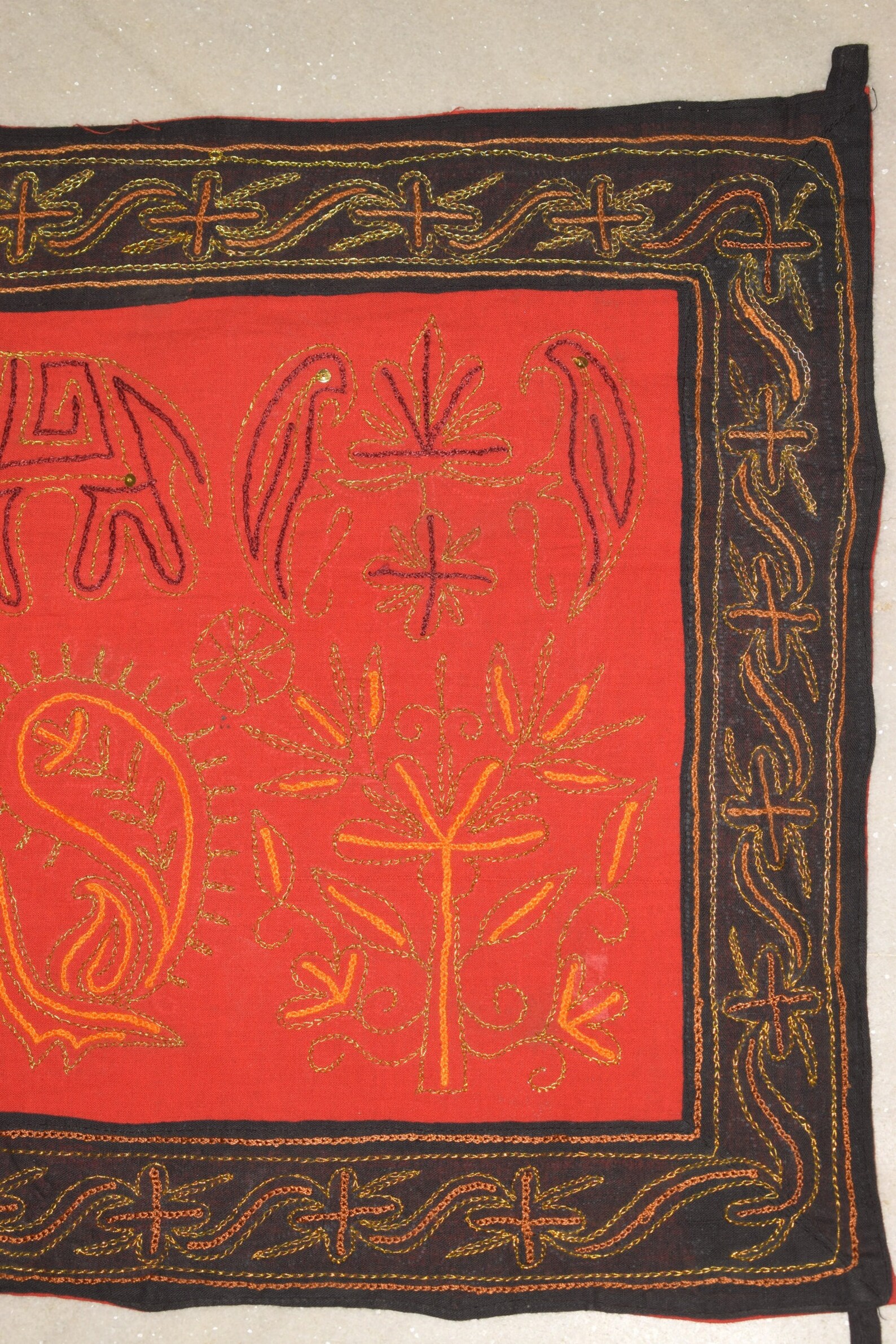 Embroidered Wall Hanging Tapestry Handmade INDIAN Hippie Home Etsy