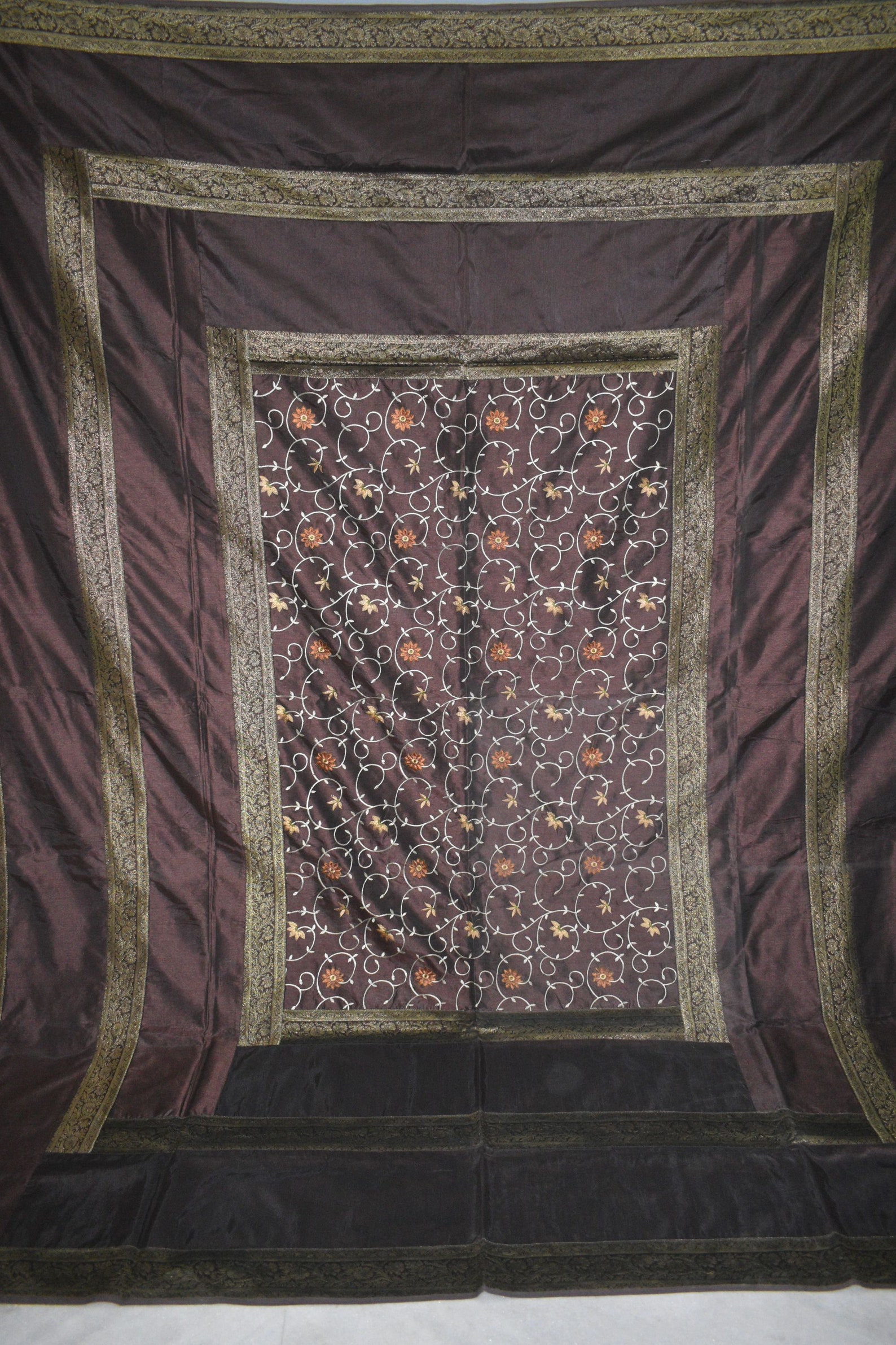 Handmade Silk Embroidered Bedspread Bed cover Queen Bedding 36 Etsy