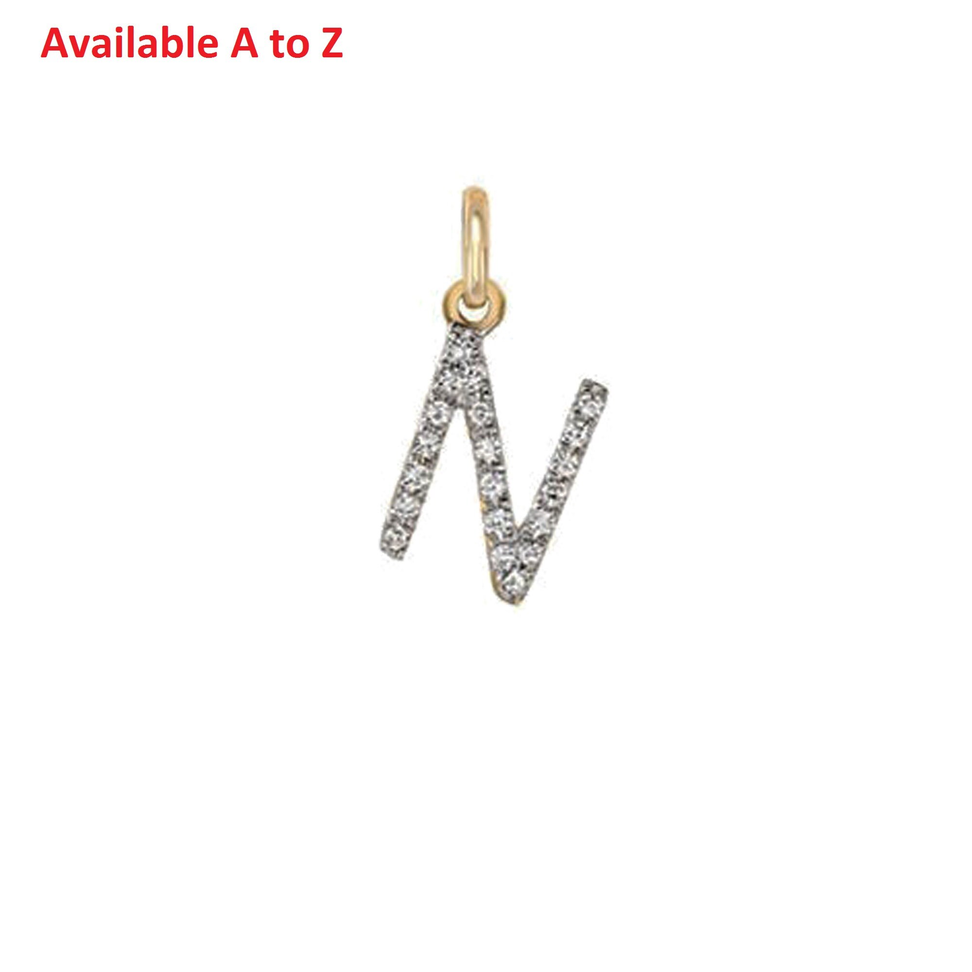 Diamond Initial N Etsy Australia