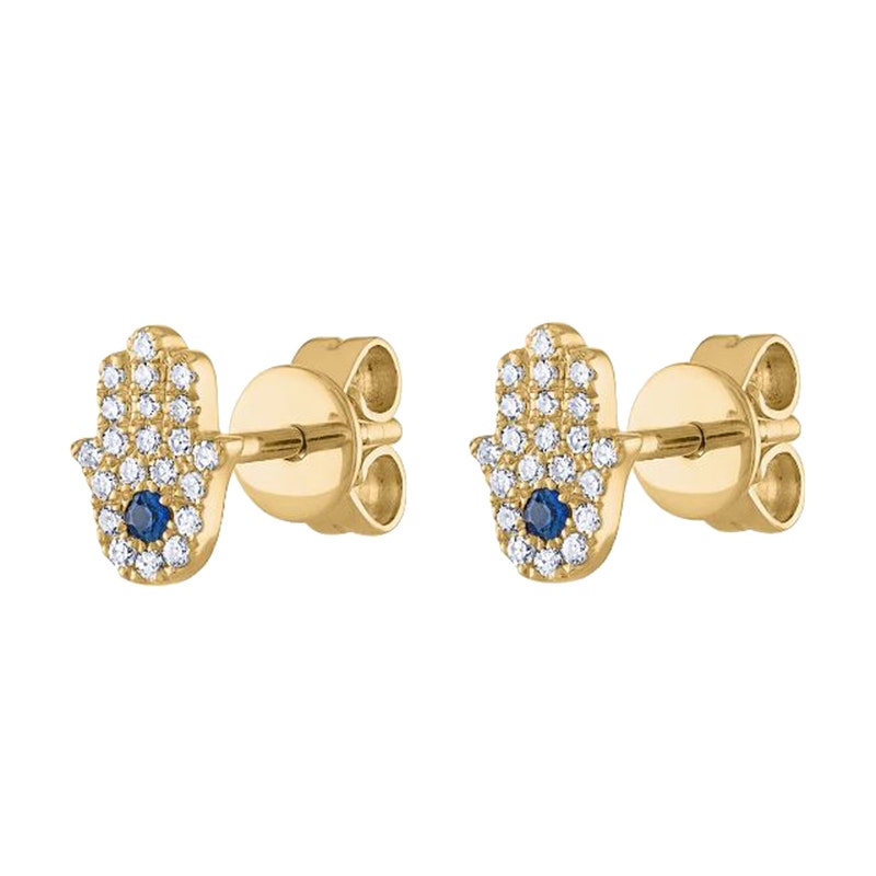 Hamsa Hoops Earrings main image 0