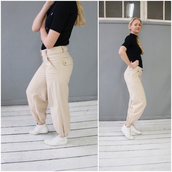 Low Rise Linen Pants