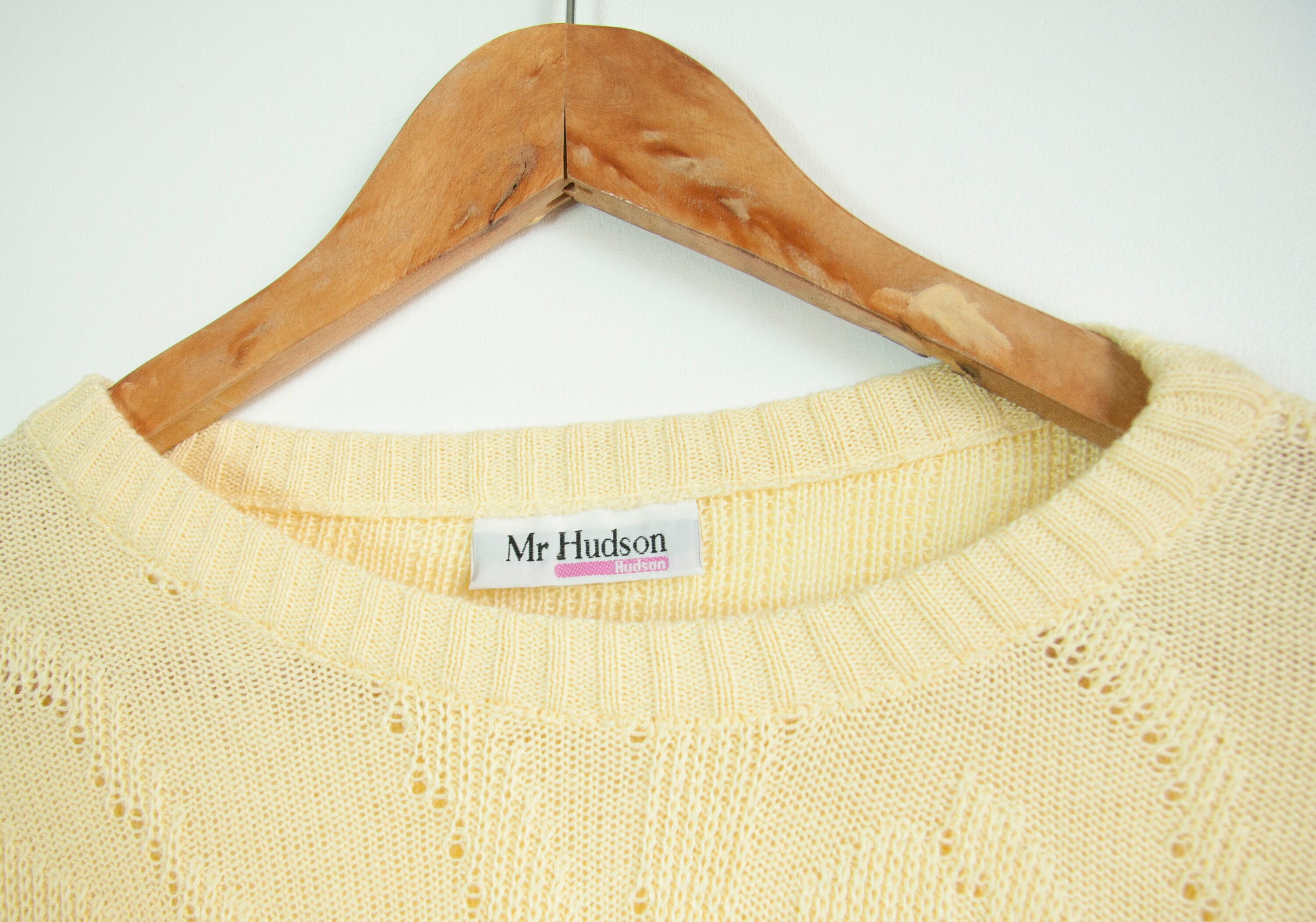 Vintage Yellow Sweater Women's Small 