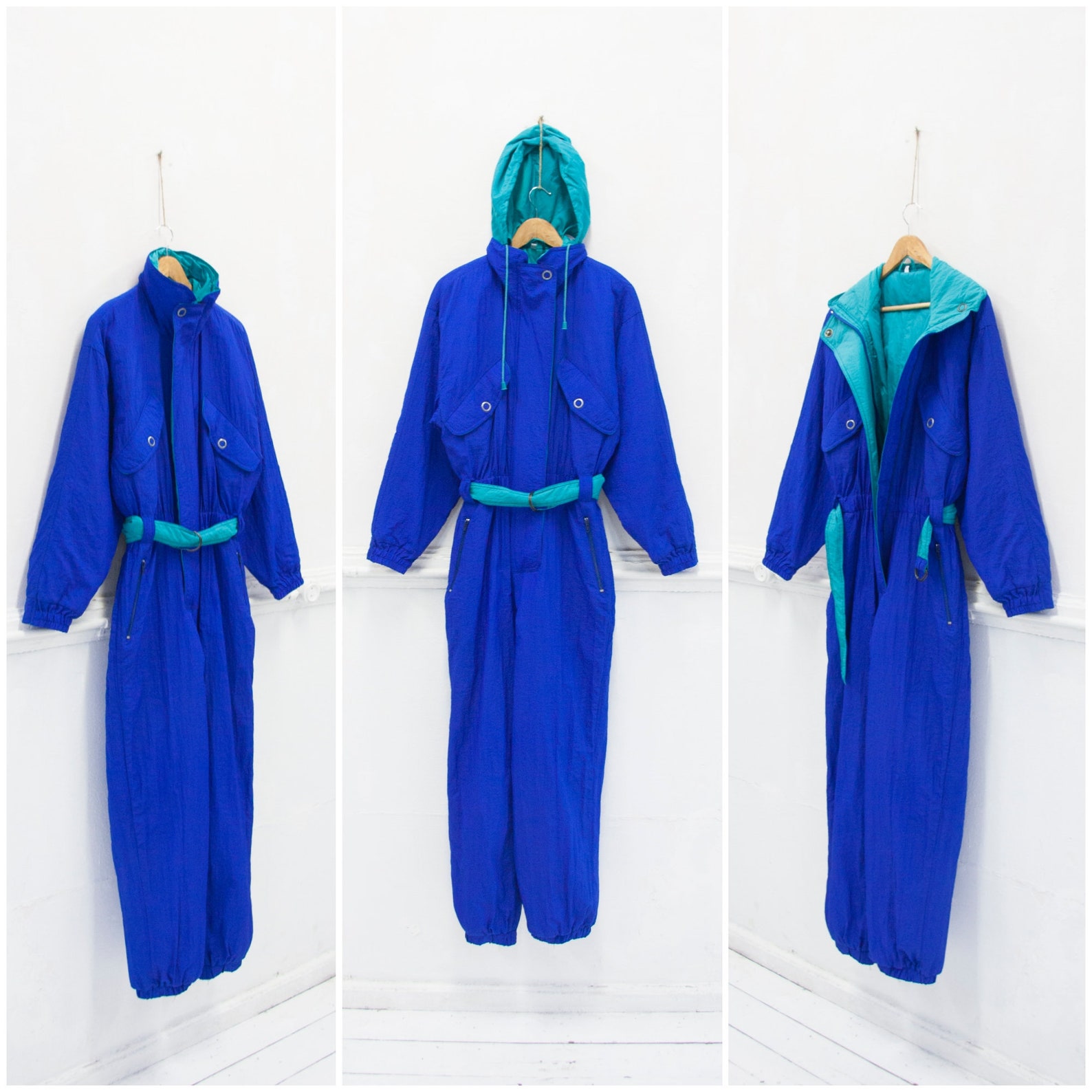 Vintage 80s Ski Suit One Piece Ski Suit Womens XS S Snow Suit Etsy