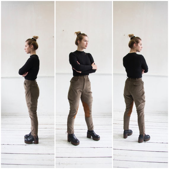 ralph lauren khaki pants womens