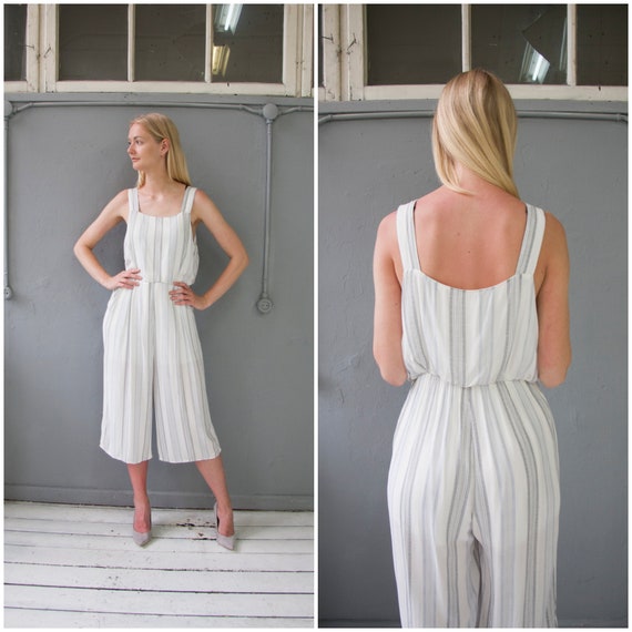 striped jumpsuit womens