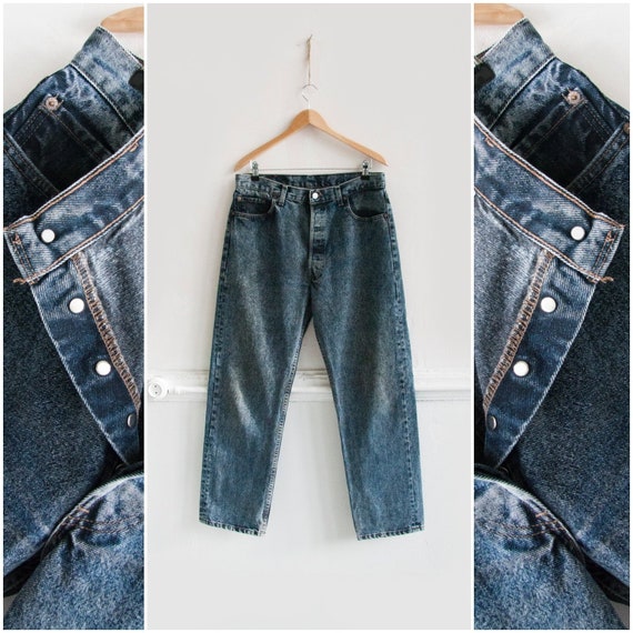 womens levis with button back pockets