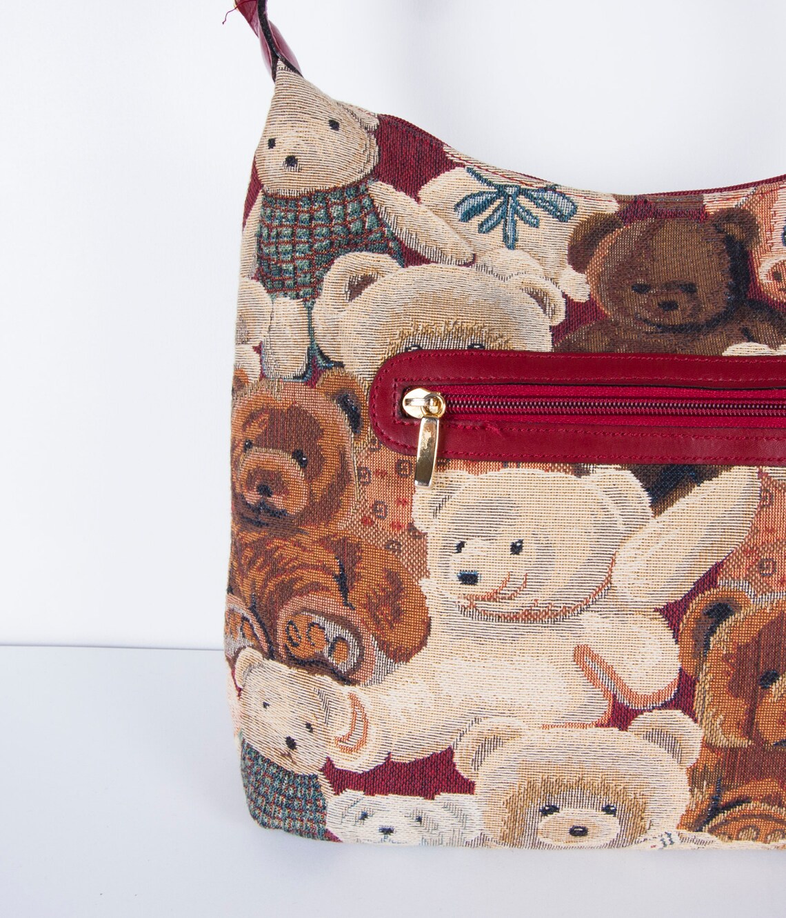 Vintage Teddy Bear Purse Retro Shoulder Bag Women Teddy Bear Etsy