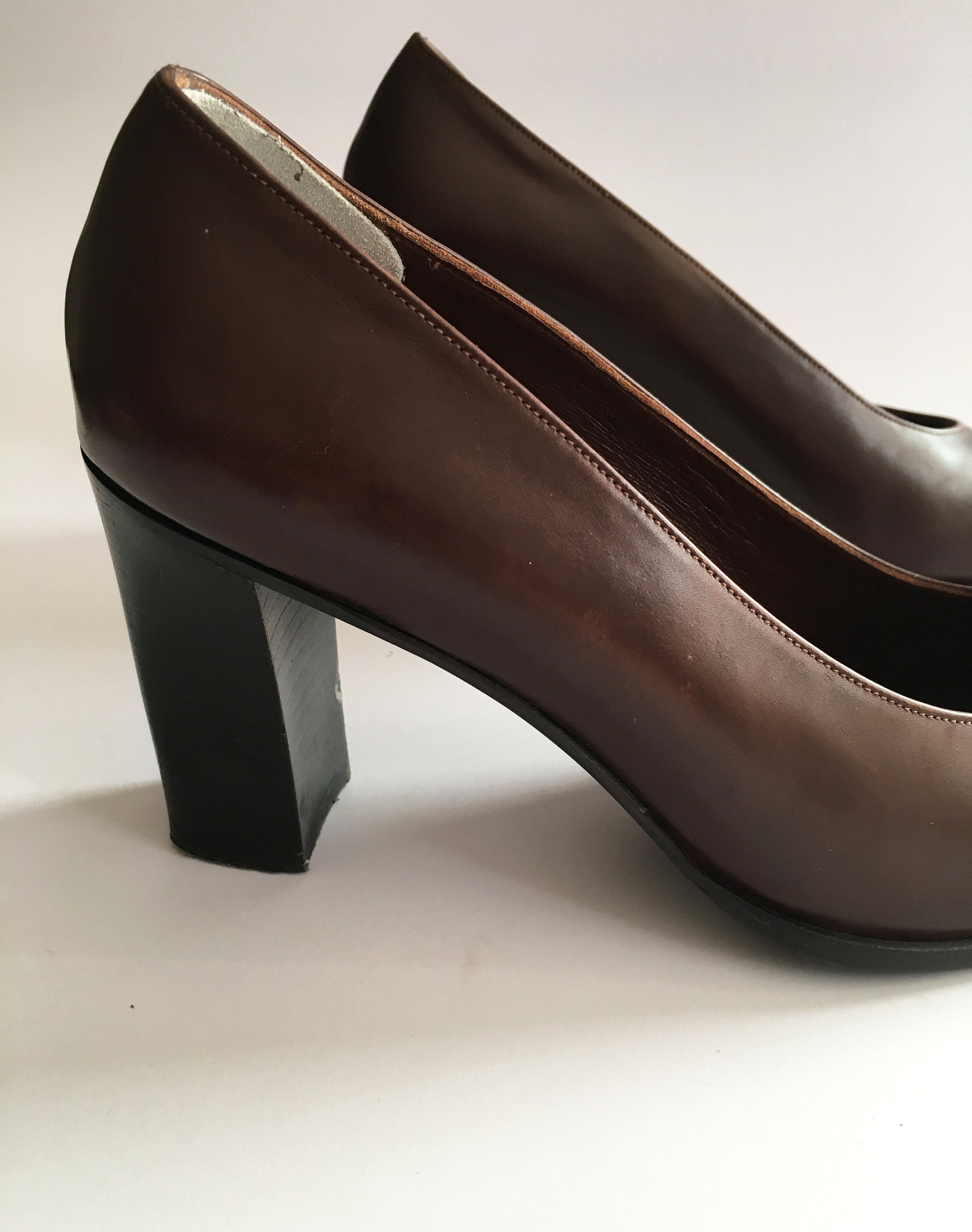 Vintage Bally Shoes Women US 6.5 UK 4.5 EU 37 2000s Square Toe Etsy