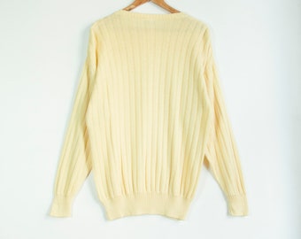 Vintage Yellow Sweater Women's Small 