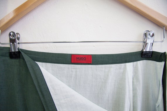 Gonna pelle verde shop hugo boss