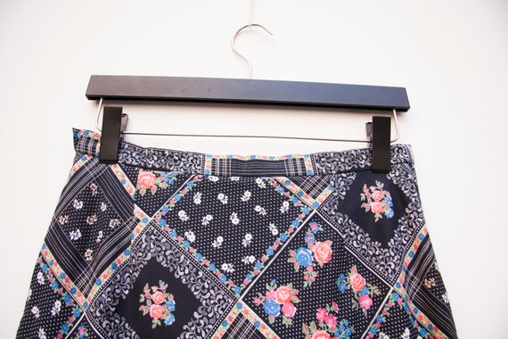 Floral Boho Skirt Small Gypsy Skirt Vintage Ditzy… - image 3