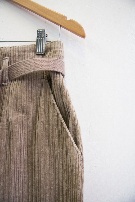 High waisted cord skirt hotsell