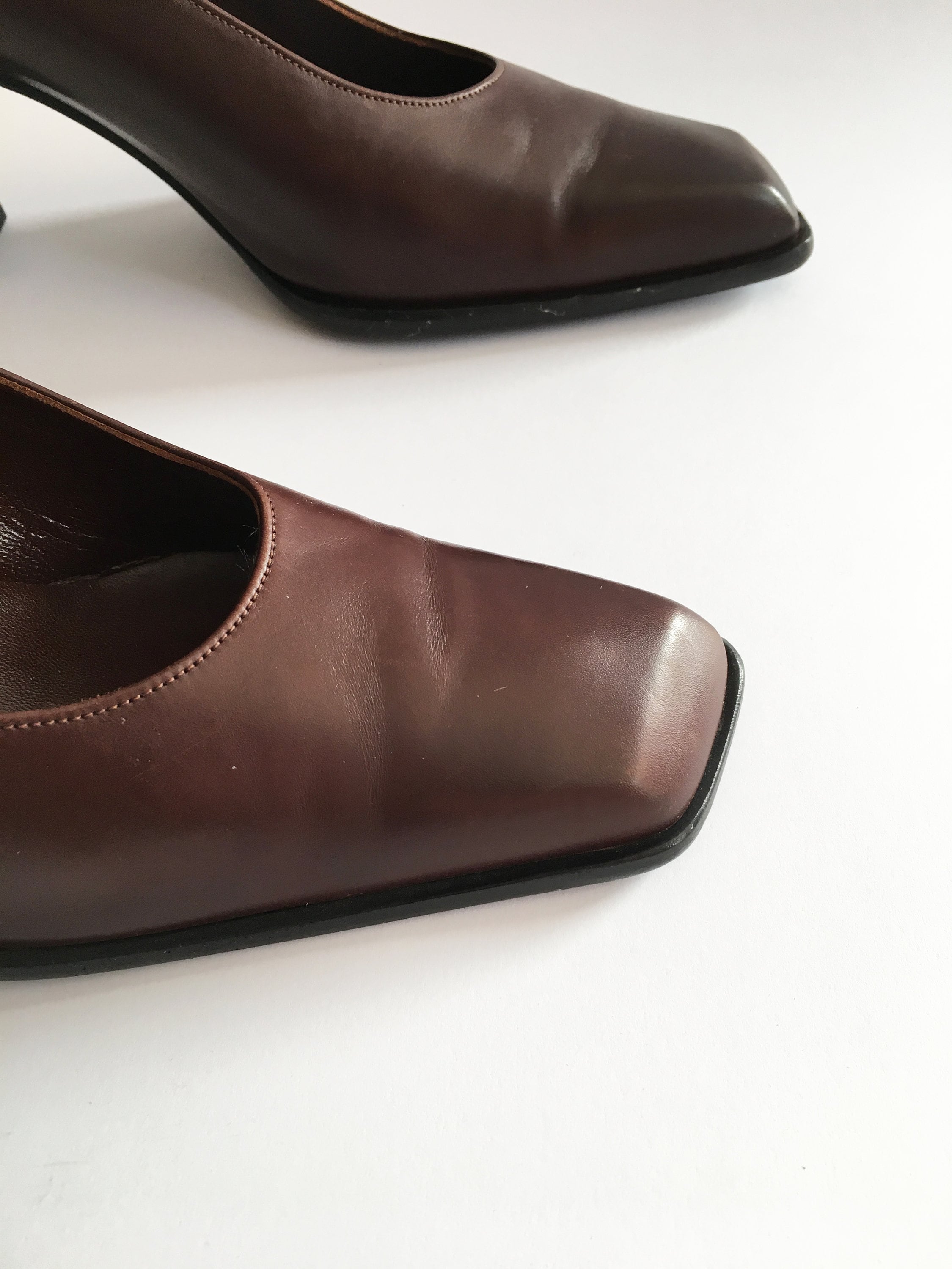 Vintage Bally Shoes Women US 6.5 UK 4.5 EU 37 2000s Square Toe Etsy