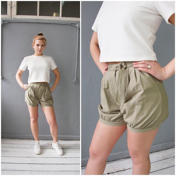 khaki hot pants