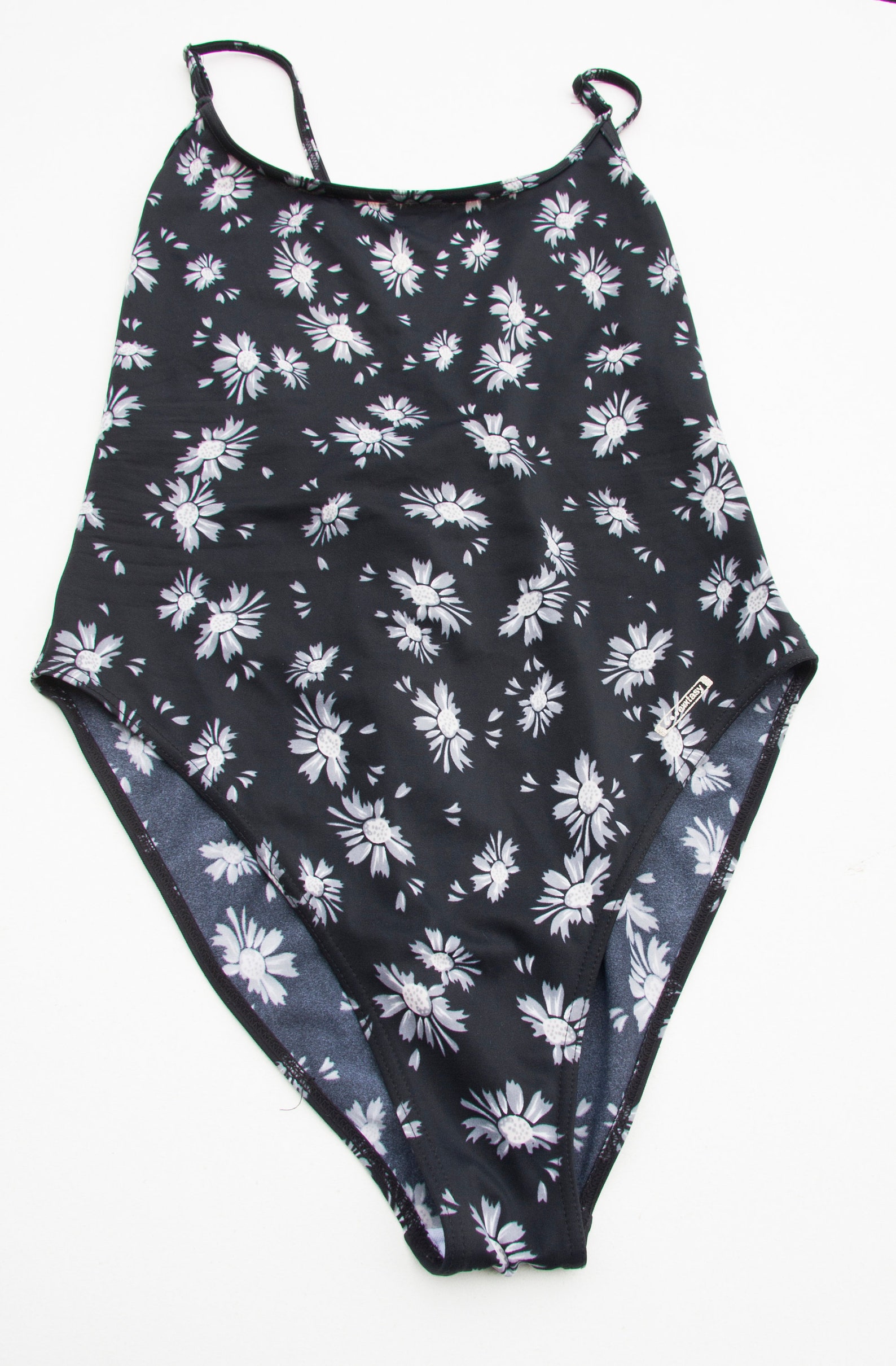 90s Swimsuit Women XXS XS Vintage Swim Suit Black One Piece Etsy