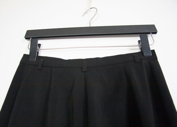 Women's Black Baggy Suit Pants Waist 27" Black Su… - image 7