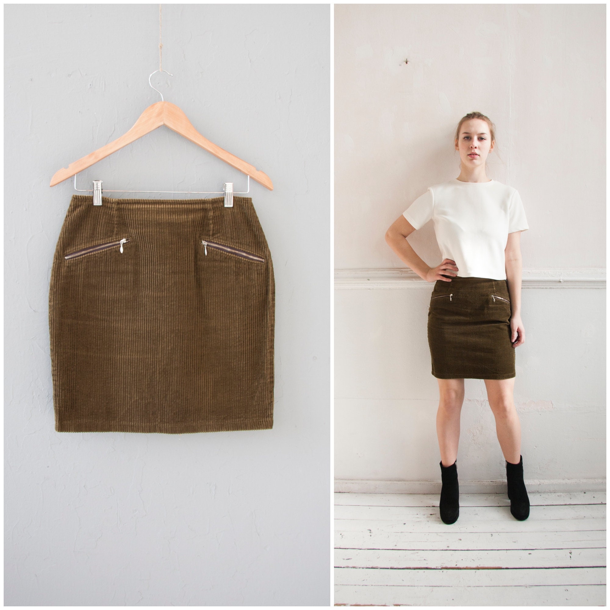 plaid midi skirt 2019