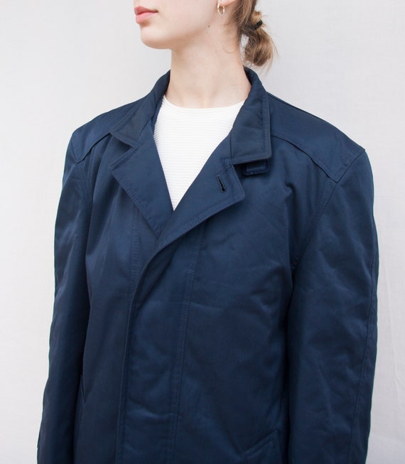 80s Trench Coat Women Large Oversized Trench Coat… - image 4